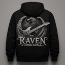 Sudadera Raven capucha hombre logo pecho