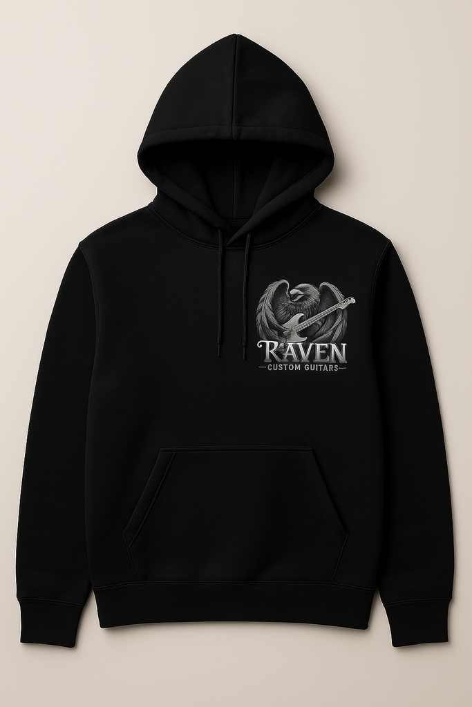 Sudadera Raven capucha mujer logo pecho