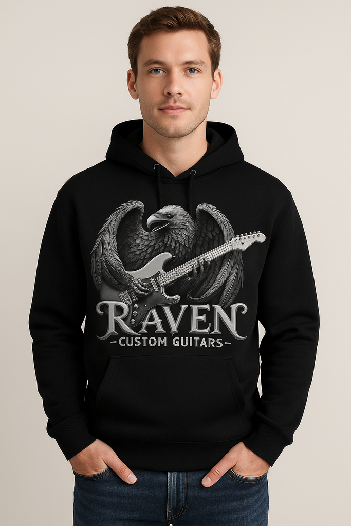 Sudadera Raven capucha hombre